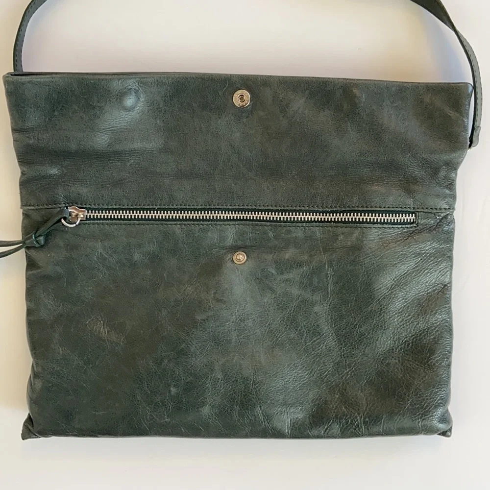 Gianni Chiarini Green Leather Clutch